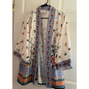 Paparazzi Blue and Orange Floral Kimono
